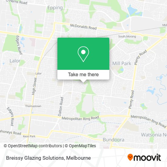 Breissy Glazing Solutions map