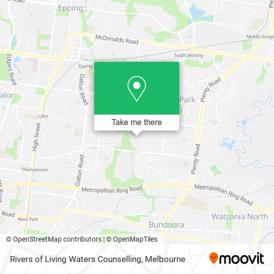Rivers of Living Waters Counselling map