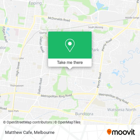 Matthew Cafe map