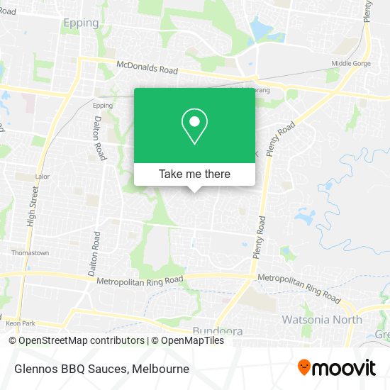 Glennos BBQ Sauces map
