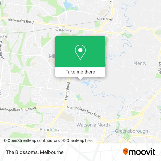 The Blossoms map