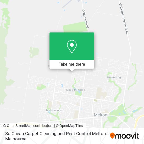So Cheap Carpet Cleaning and Pest Control Melton map