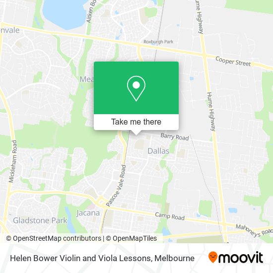 Helen Bower Violin and Viola Lessons map
