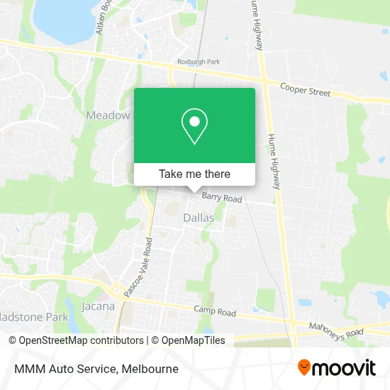 Mapa MMM Auto Service