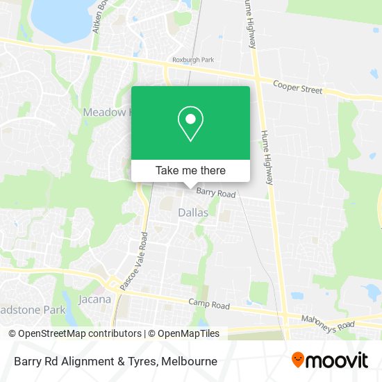 Barry Rd Alignment & Tyres map