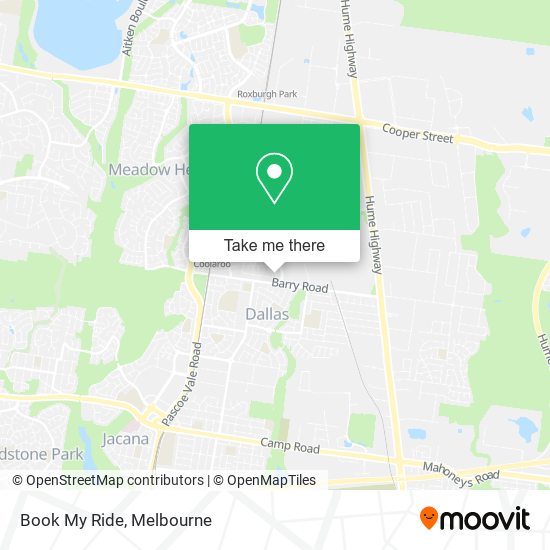 Book My Ride map