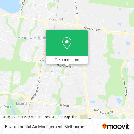 Environmental Air Management map