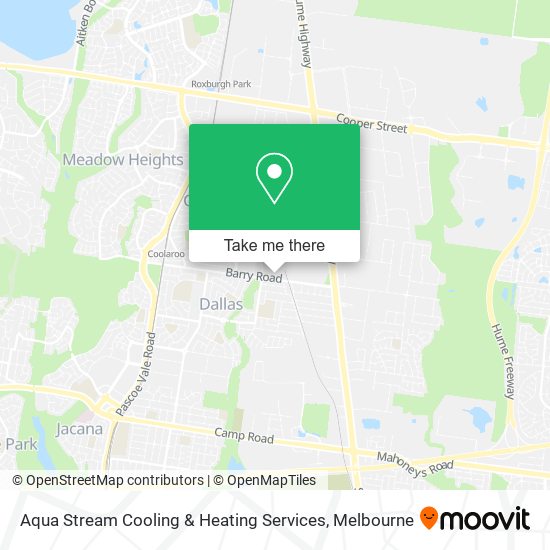 Aqua Stream Cooling & Heating Services map