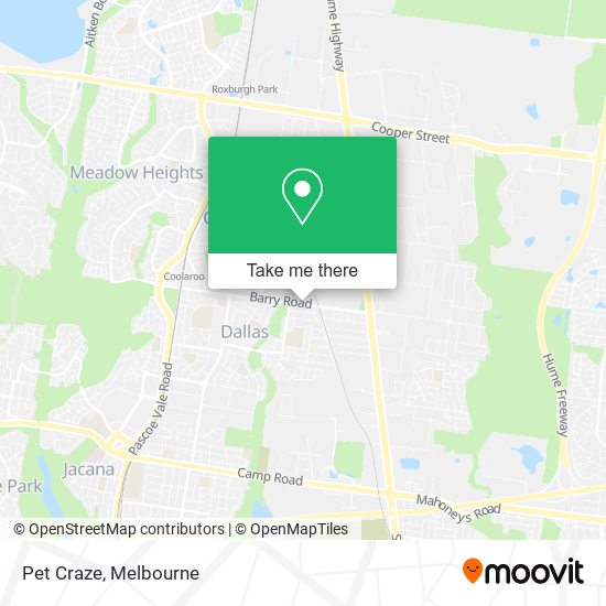 Pet Craze map
