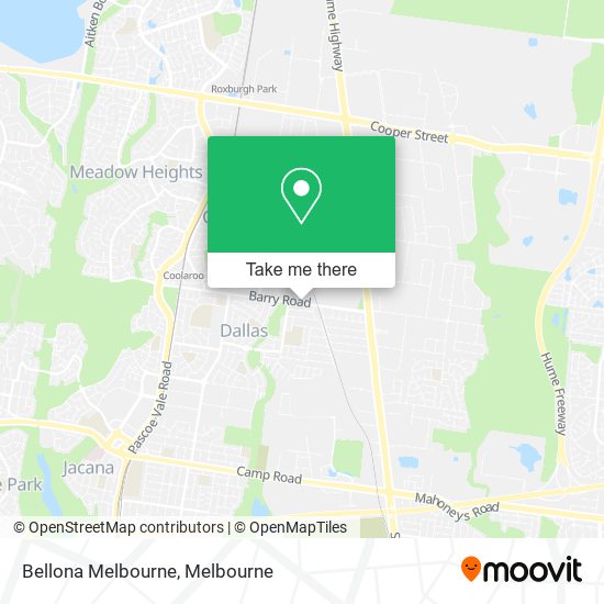 Bellona Melbourne map