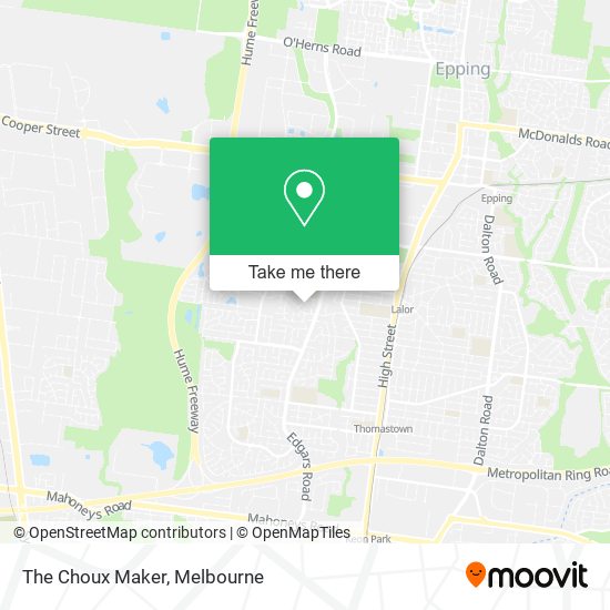 The Choux Maker map