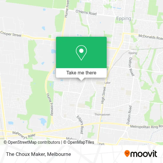 Mapa The Choux Maker