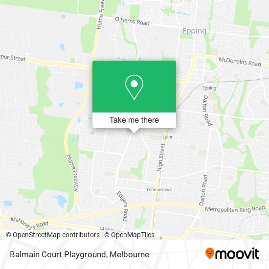 Balmain Court Playground map