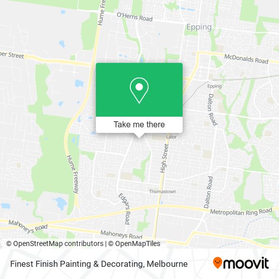 Finest Finish Painting & Decorating map