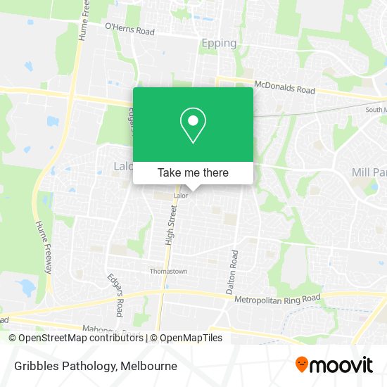 Gribbles Pathology map