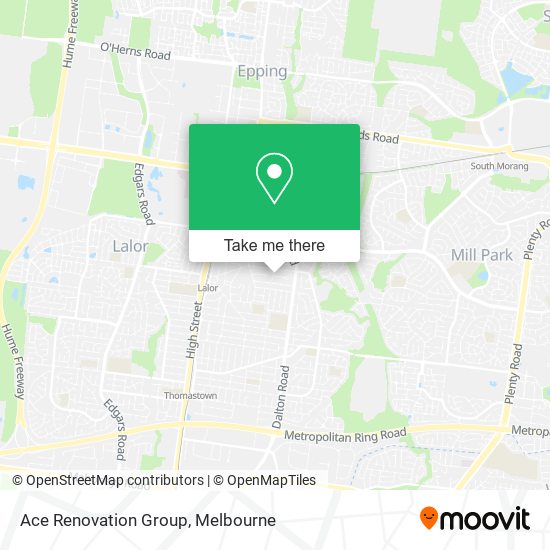 Ace Renovation Group map