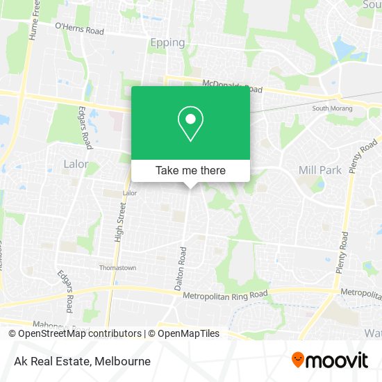 Ak Real Estate map