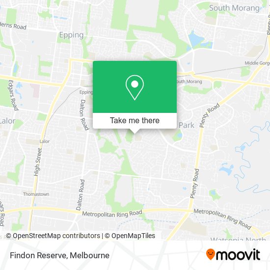 Findon Reserve map