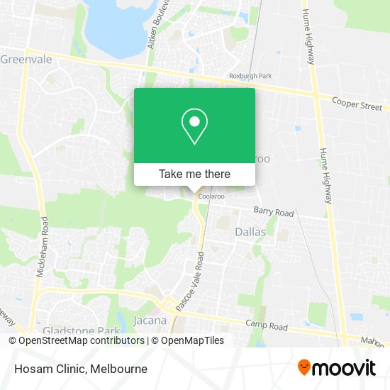Hosam Clinic map