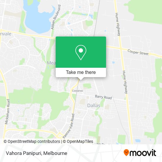 Vahora Panipuri map