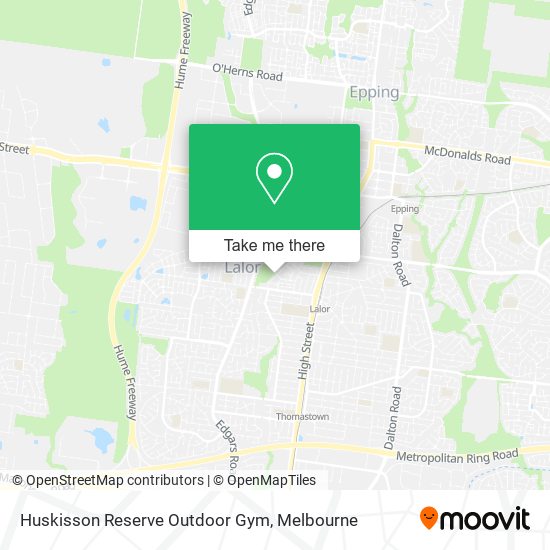 Huskisson Reserve Outdoor Gym map