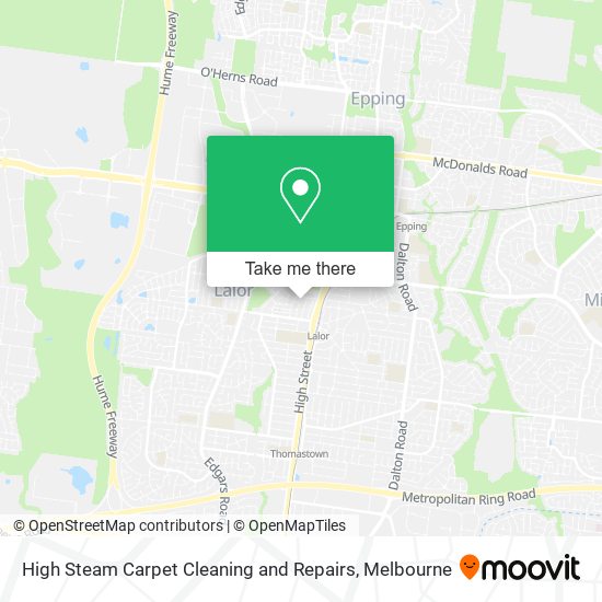 High Steam Carpet Cleaning and Repairs map