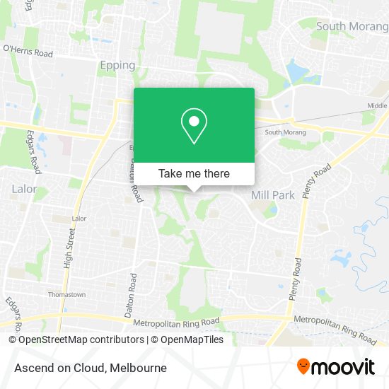 Ascend on Cloud map