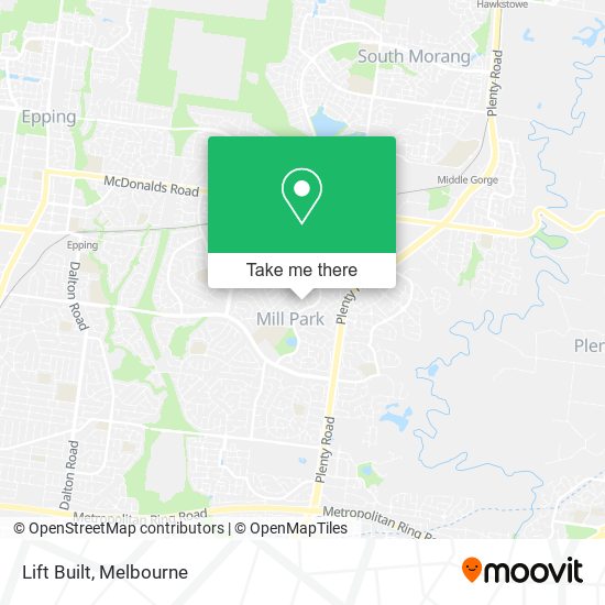 Lift Built map
