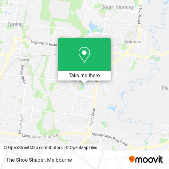 The Shoe Shaper map