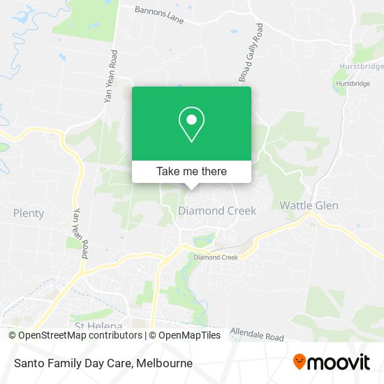 Santo Family Day Care map