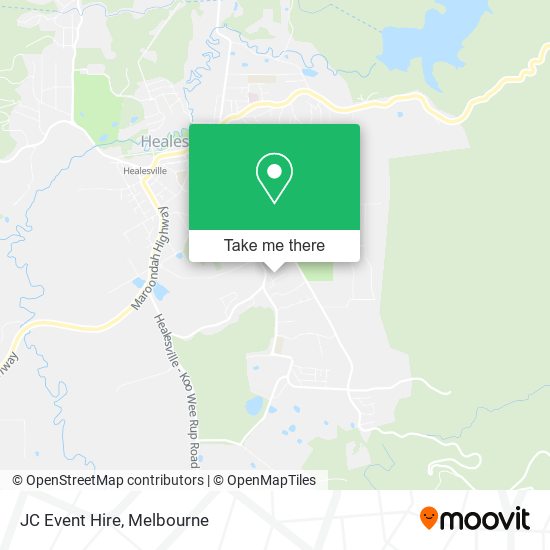 JC Event Hire map