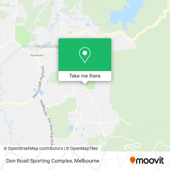 Don Road Sporting Complex map