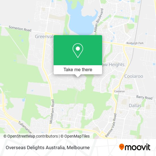 Overseas Delights Australia map