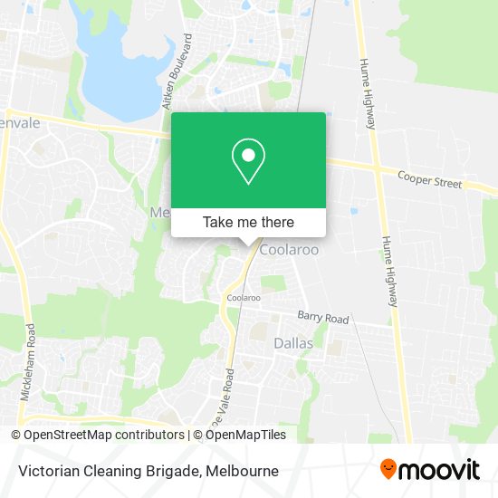 Victorian Cleaning Brigade map