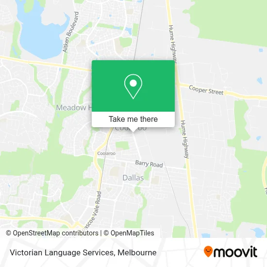 Mapa Victorian Language Services