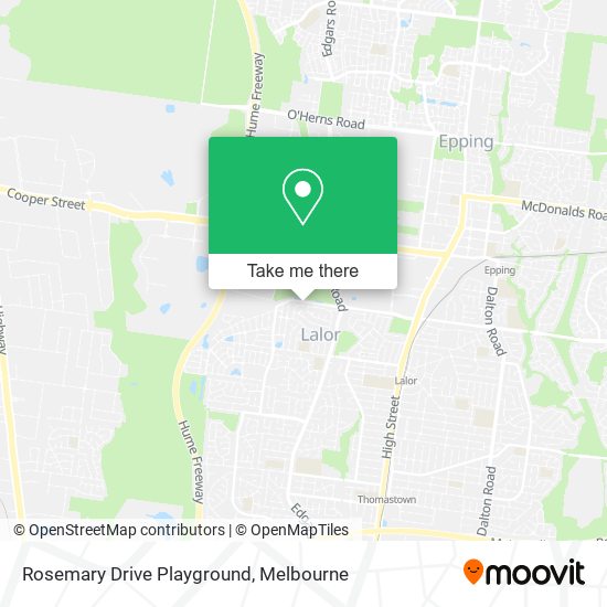 Rosemary Drive Playground map