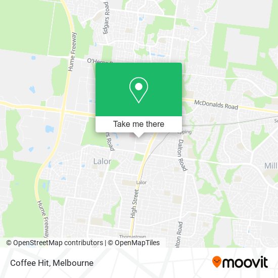 Coffee Hit map