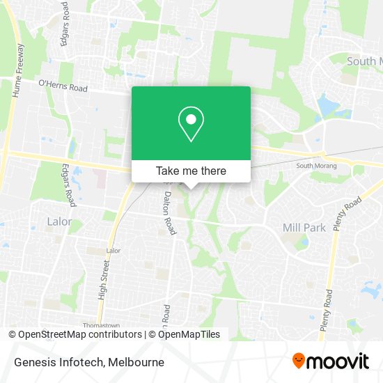 Genesis Infotech map