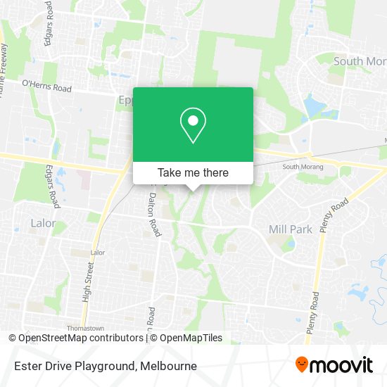Ester Drive Playground map