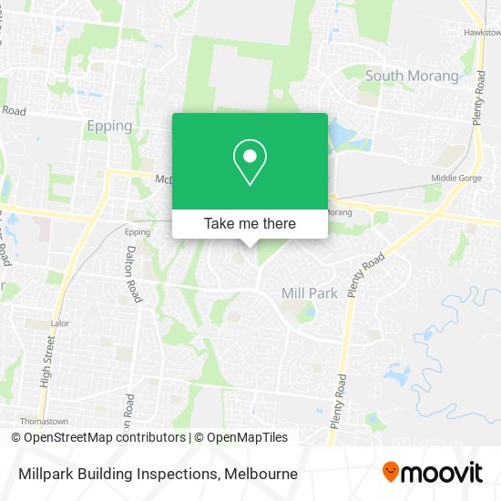 Millpark Building Inspections map