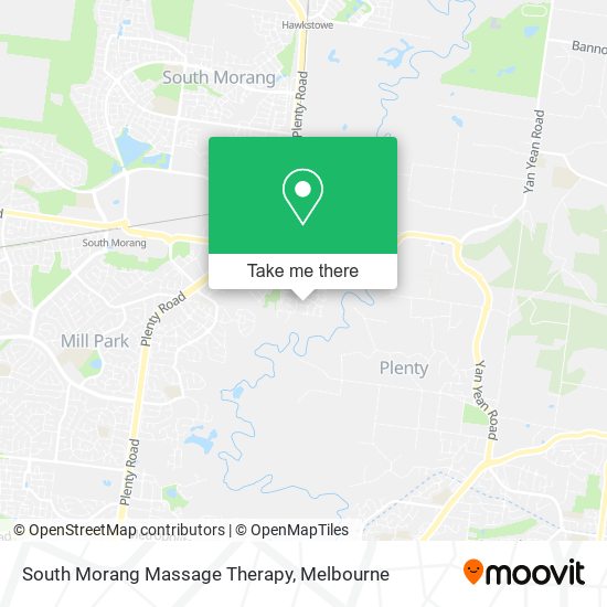 South Morang Massage Therapy map