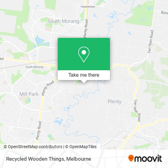 Recycled Wooden Things map