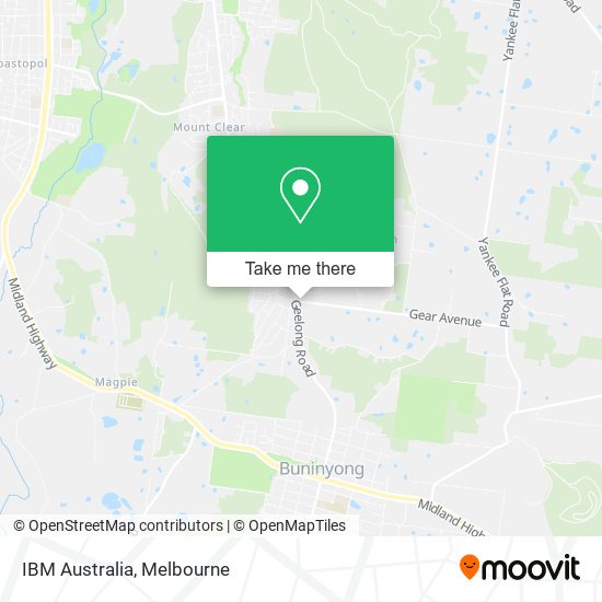 IBM Australia map