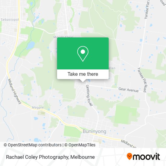 Rachael Coley Photography map