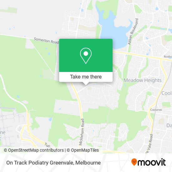 On Track Podiatry Greenvale map