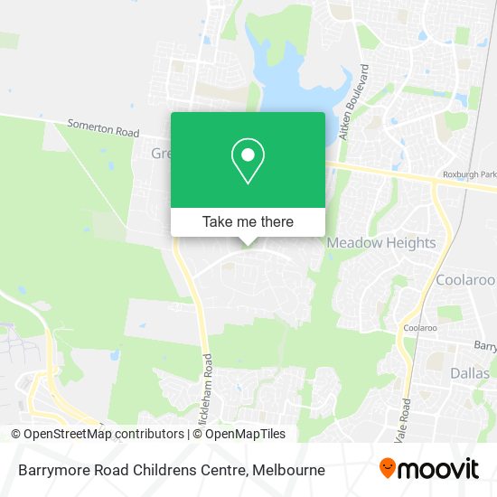 Barrymore Road Childrens Centre map
