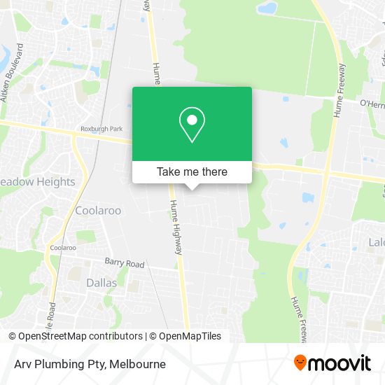 Arv Plumbing Pty map