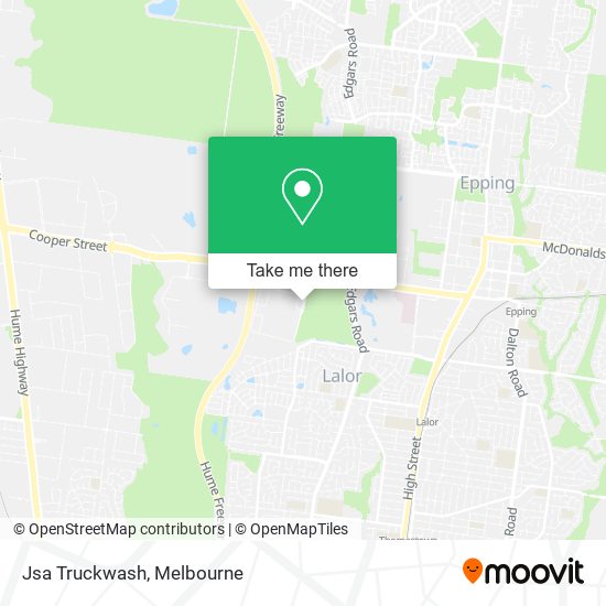 Jsa Truckwash map