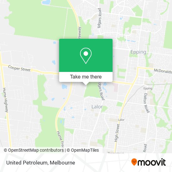 United Petroleum map