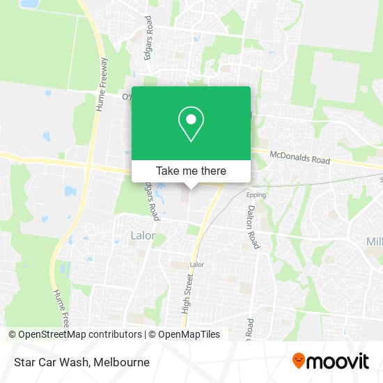 Star Car Wash map